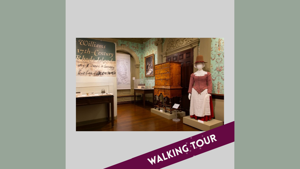 Mary Williams’ Providence: A Walking Tour with Dr. Charlotte Carrington-Farmer