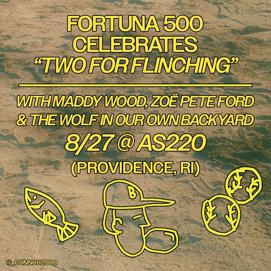 Fortuna 500 + Maddy Wood + Zoe Pete Ford + The Wolf in Our Own Backyard