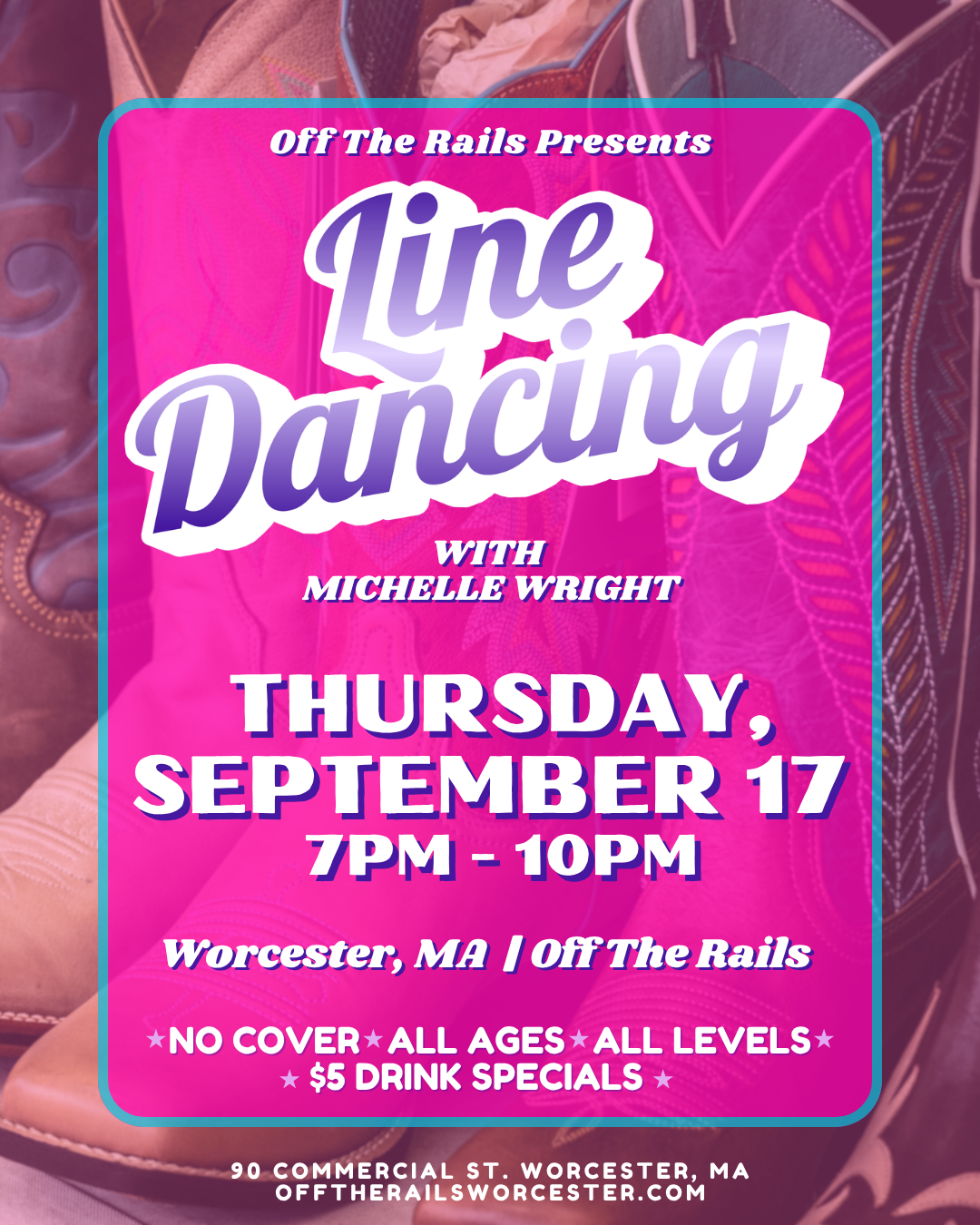 line dancing with michelle wright