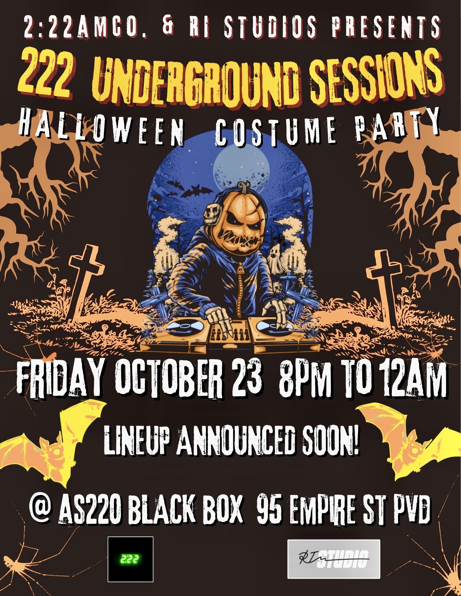 222 Underground Sessions: HALLOWEEN COSTUME PARTY